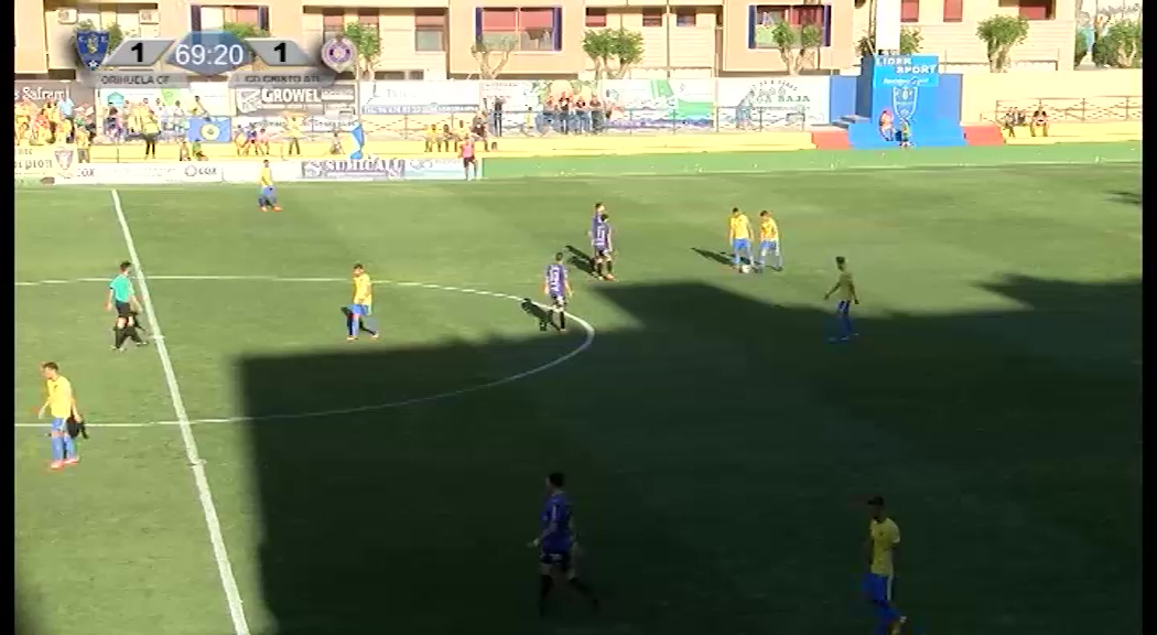 Segunda parte del partido Orihuela CF - CD Cristo Atlético